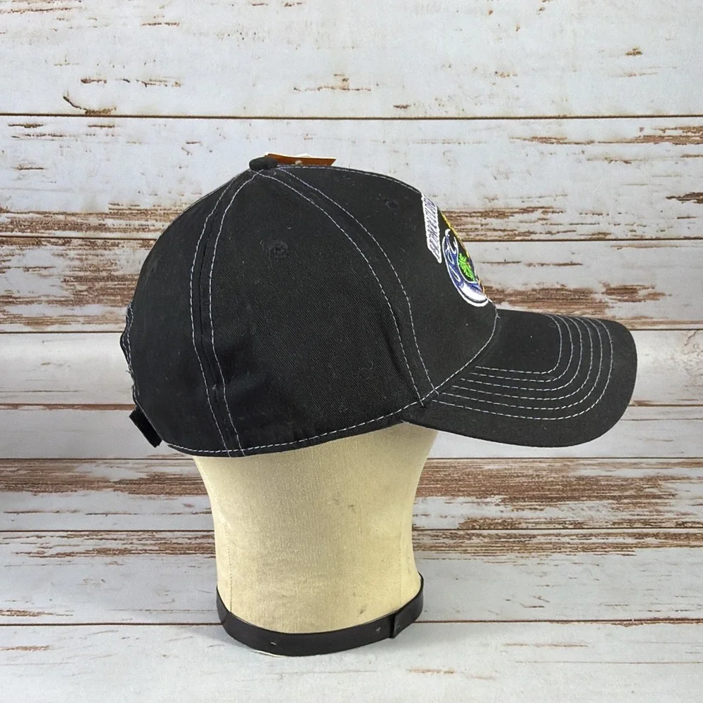 Harley-Davidson Honolulu Hawaii Black Hat Cap Souvenir Motorcycle